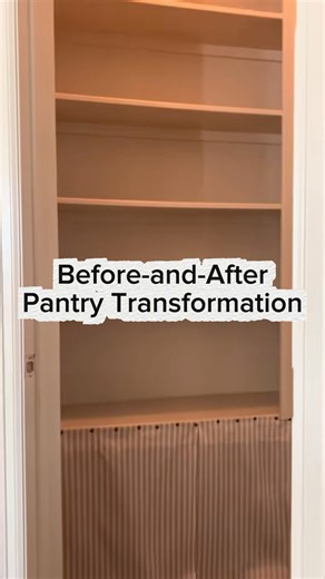 Satisfying Pantry Makeover — Before & After