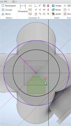 Manifold Modeling in Autodesk Inventor | PART-6 | SHORTS | (Step by Step) | DEVELOPMECH
