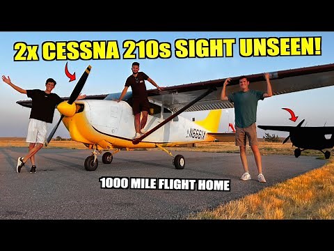 Buying The Cheapest Cessna 210 In The USA Sight Unseen & Flying It 1,000 Miles Home!