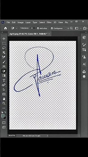 How to Remove Transparent Signature from Image in Photoshop #viral #mockup