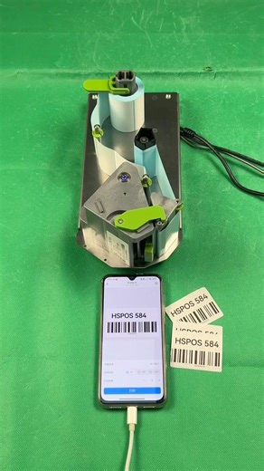 Embedded thermal label printer auto-peel precise paper feed demo! #label #printer #pos #factory