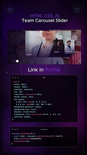 Hero Carousel Slider using HTML, CSS and JavaScript! 💻🚀