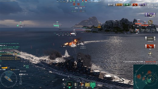 【战舰世界】这么抽象的CQC我也是第一次打