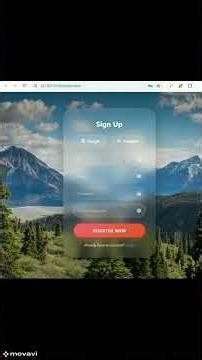 🔥Simple Sign Up Form Using HTML CSS and JAVASCRIPT |WEBDEVELOPMENT | Shorts ‪@apnacodezone614‬
