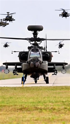 AH-64 Apache: The Ultimate Tank Killer in Action! (40s Breakdown) #usarmy #helicopter #shorts