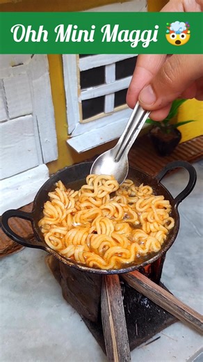 Miniature Real Maggi🤯| Tiny Foods 😋| Mini Real Cooking 🔥| Mini Kitchen 🤩 #minifood #tinyfood #viral