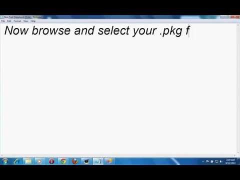 How To Decrypt a PKG File