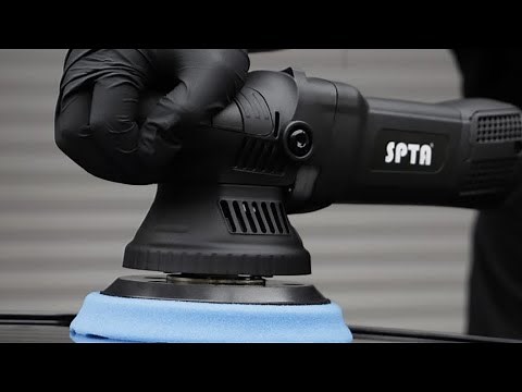 SPTA polisher dual action unboxing and testing