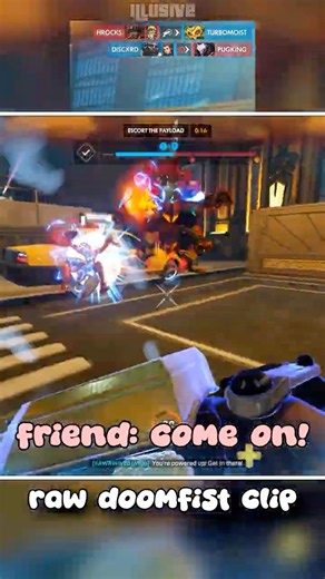 average doomfist L 😭 | OVERWATCH 6V6 | #doomfist #overwatch #gaming #ult
