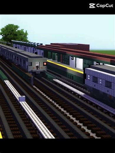 R160B Q train in Minecraft 💀☠️