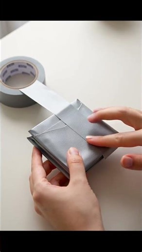 Fabriquer un portefeuille avec du ruban adhésif #Shorts