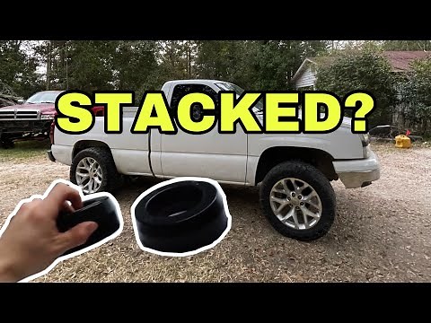 2 INCH COIL SPRING SPACERS INSTALL | 3 INCH SPINDLES | STACKED ?