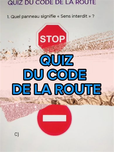 Tu as fait 5/5 ? #quiz #quiztime #route #routier #coderoute