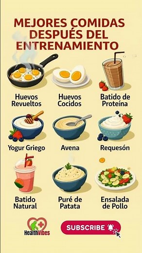 9 Mejores Comidas Para Recuperarte Después del Entrenamiento