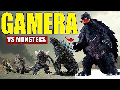 Gamera VS All Monsters | 3D Monsters Size Comparison 2025