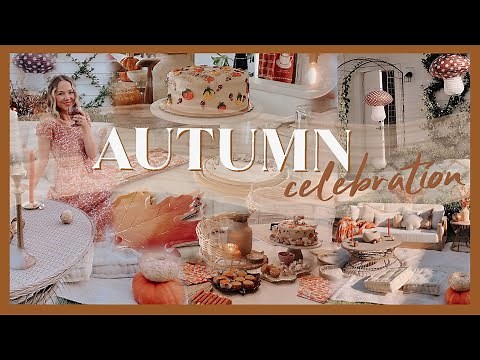 AN AUTUMN CELEBRATION | decorating & prepping to host a fall-themed party!