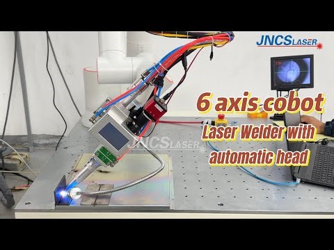 1.5kw 2kw 3kw 6 axis cobot fiber laser welding machine with automatic head