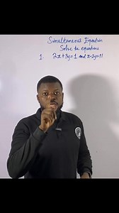 7.2K views · 289 reactions | Learn Simultaneous Equations In Pidgin English For JSS3-SS3 Students #simultaneousequations #teachinginpidgin #instructoralison #pidginenglish #mathinpidginenglish #JS3 #SS3 #reel | Alison Zaccheaus Otuebe | Facebook