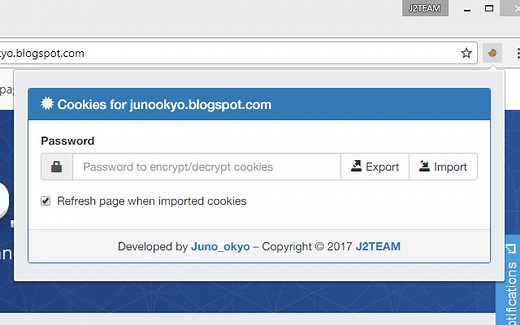 J2TEAM Cookies - Chia sẻ tài khoản mà không sợ lộ mật khẩu