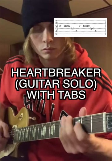 Led Zeppelin Heartbreaker Solo Tutorial with Tabs