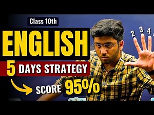 COMPLETE ENGLISH IN 5 DAYS 🤫 | SHOBHIT NIRWAN | ENGLISH BOARD EXAM | EXAM TIPS |