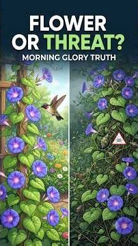 Morning Glory: Beautiful Flower, Invasive Weed, or Toxic Plant? The Surprising Truth #morningglory