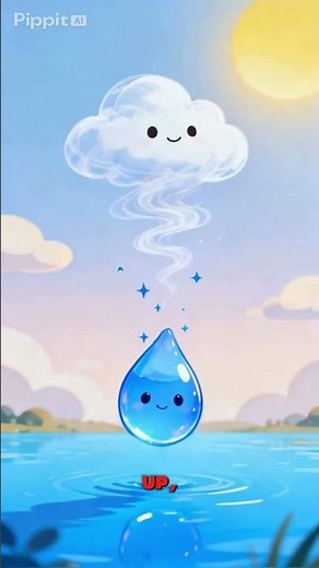 How Do Clouds Make Rain? ☁️💧 | A Fun Science Story for Kids #kids #children #kidslearning #education