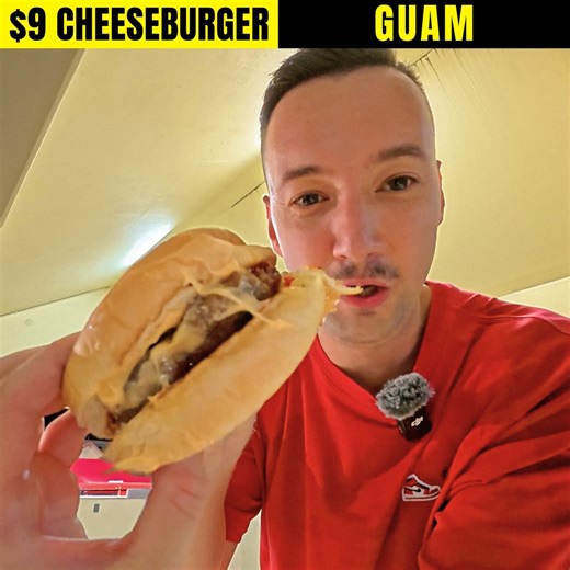 $9 Street Food Cheeseburger In Guam, USA 🇬🇺 | Ken Abroad