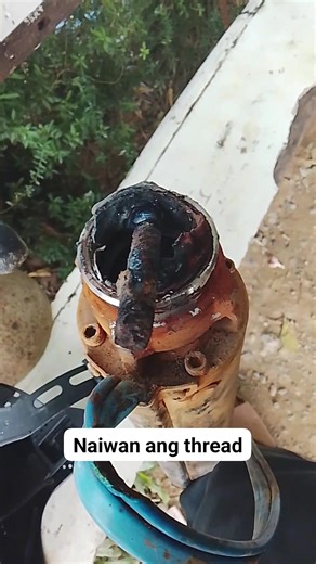 2hp submersible pump , broken thread removal #HomeImprovementPH #PinoyBuilder #handmadetexture ##pinoytechstudio #Fyp | Pinoy Tech Studio