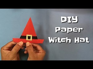 DIY Paper Origami Witch Hat | Very Easy Paper Crafts you must try