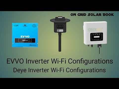Evvo Inverter Wi-Fi Configurations | Deye Inverter Wi-Fi Configurations | On Grid Solar Book