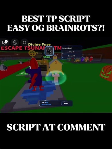 BEST TP SCRIPT IN COMMENT #stealabrainrot #sab #roblox #robloxexecutor #script