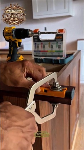 Perfect Cabinet Hardware Every Time! 🇺🇸#CabinetJig #DIY #Woodworking