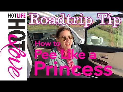 How to Princess Pee. A brief comedy; How to be dignified when the urge strikes on a road trip.