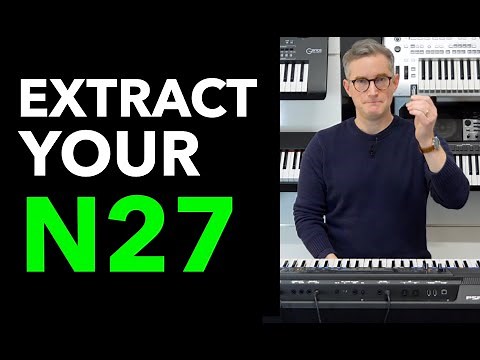 How to Extract Your Yamaha Keyboard’s Unique N27 Identity File