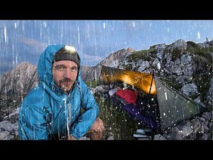 Sleeping in the rain - a touch of luxury