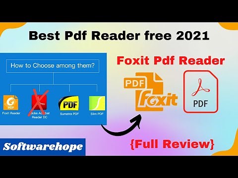 Best lightweight pdf reader free for windows and it's uses. [foxit reader]