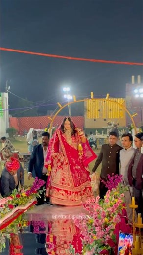 Most Beautiful Bridal Entry 2025 ❤️ | Royal Wedding Entry Ideas #wedding #dulhandulhan #brideentry
