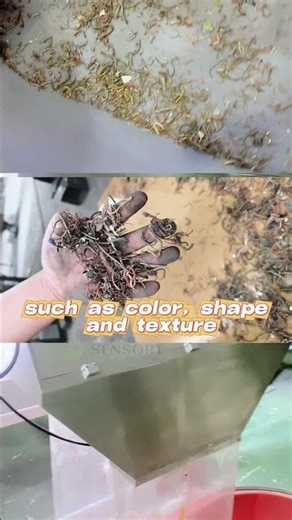 Turning steel residue into value with AI optical sorting #sensort #factory #sustainablesolutions