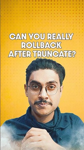 😱 OMG! You Can Rollback TRUNCATE Data in PostgreSQL #sql #dataanalysis