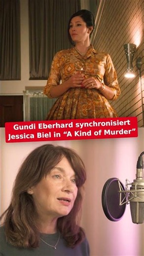 Gundi Eberhard dubs Jessica Biel in "A Kind of Murder"