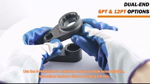 12290 NOX & SOOT Sensor Socket Set 24mm & 30mm - 1/2" Drive 6 & 12 Pt Compatible with Dodge, Jeep Grand Cherokee, Chrysler Diesels, Removal Tool Wrench for 2014-Current Ram 3.0L Eco Diesel V6 Engines