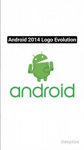 Android 2014 Logo Evolution🤖 #logoevolution #logohistory #android #brandlogo
