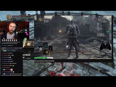 Asmongold Watches DS3 Any% Speedrun World Record [33:23] by Nemz38