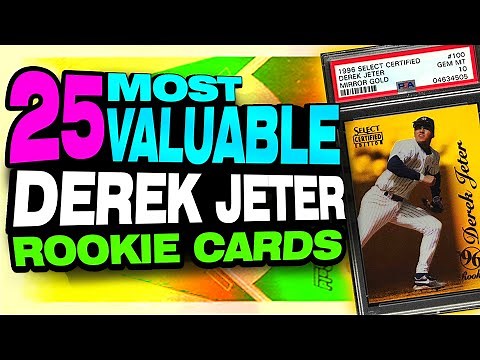 Top 25 Most Valuable Derek Jeter Rookie Card to Buy Now! #baseballcards #derekjeter #yankees