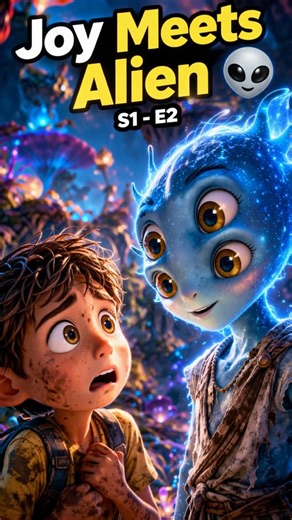 Joy Meets Alien 👽 | Strange Planet Adventure S1-E2 | What Happens Next?! 😱 #shorts