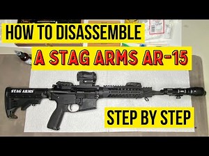 How to Disassemble an AR-15. Remove Buffer, BCG, Firing Pin, Extractor & Ejector. Any Model AR Rifle