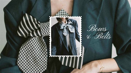 Krawatten verwandelt in feministische Statement Pieces? The Matilda Bows & Belts 🤍 #thematildabow #krawatten #vintage #feministfashion #womenempowerment