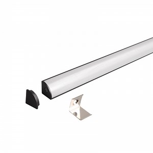[Hot Item] 4FT 1.2m 45degree Corner LED Aluminium Profile for 10mm SMD5050 SMD3528 LED Strip