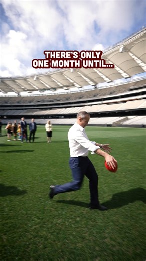 Footy fever is in the air 😍 On 14 February 2026, Optus Stadium will come alive for AFL Origin with Western Australia’s best players going head-to-head with their Victorian rivals in a blockbuster Valentine’s Day clash. | Roger Cook